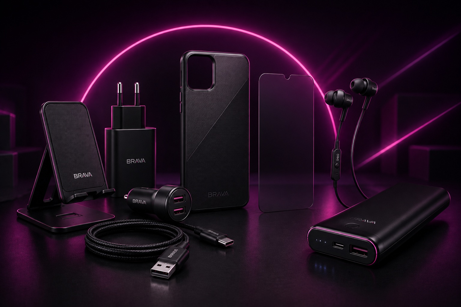 A collection of accessories for Brava devices